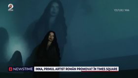 Inna, primul artist român promovat în Times Square